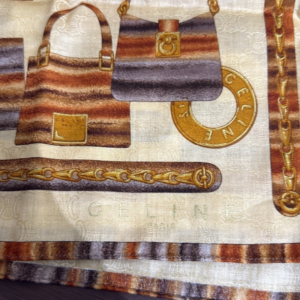 Celine Cotton Voile Scraf - Picture 2 of 2